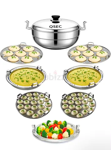 Stainless Steel Multi-Tier Idli/Dhokla Maker Steamer Pot (Brand New)