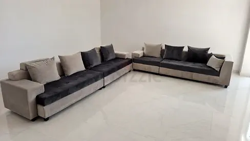كنب مجلس / غرفة معيشة مخمل - Velvet Sofa Set - 4 Pieces