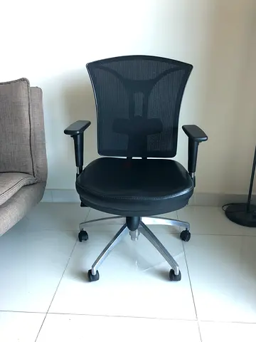Ergonomic mesh office chair with adjustable armrests