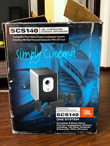 JBL SCS140 5.1 Surround Speaker System (in original box)