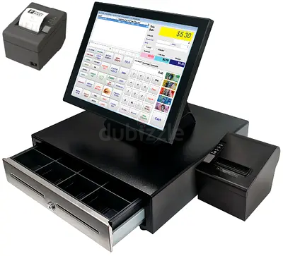 Complete POS System with software , Cash Drawer  Receipt Printer