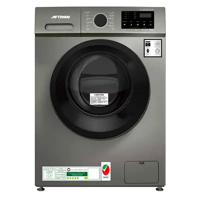 The All New Aftron 7kg Front Load Washing Machine, Silver – AFWF7490FS
