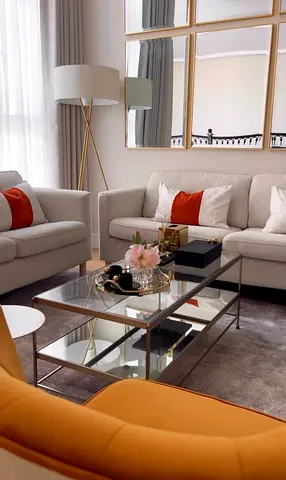 West elm coffee table — well kept