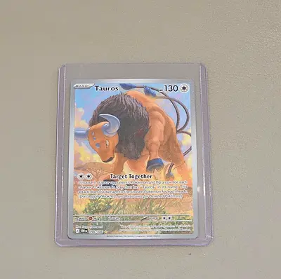 Pokemon Tauros TCG - Rare illustration card