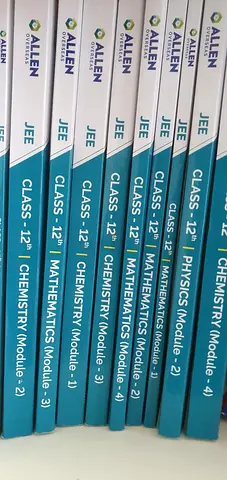 Allen Overseas JEE Class 11  12 Physics  Chemistry and Mathematics Module textbooks (set)