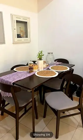 Wooden Dining table (6 Chairs)