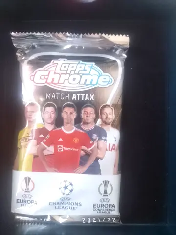 Topps Chrome Match Attax 2021/22 sealed trading card pack