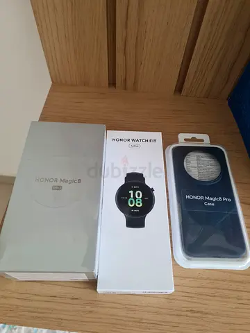Honor Magic 8 pro (sealed) + Original magnetic cover + Honor watch fit