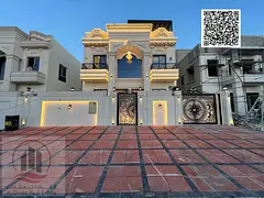 For sale, a villa in Ajman Al Helio, 5 master rooms, a Majles room, a hall, and a maid’s room, fre