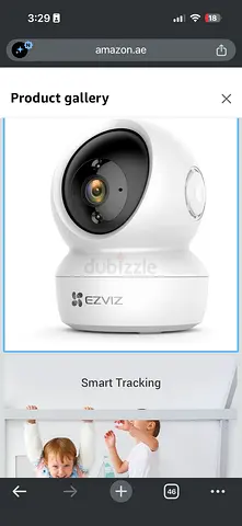 EZVIZ Indoor Wi-Fi Security Camera (Pan/Tilt) - Smart Tracking