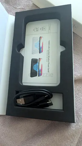 10000mAh Wireless Power Bank with USB Cable - Unused Box