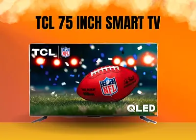 TCL 75 Inch TV | Q Class 4K UHD HDR QLED Smart Google TV | 75Q691G