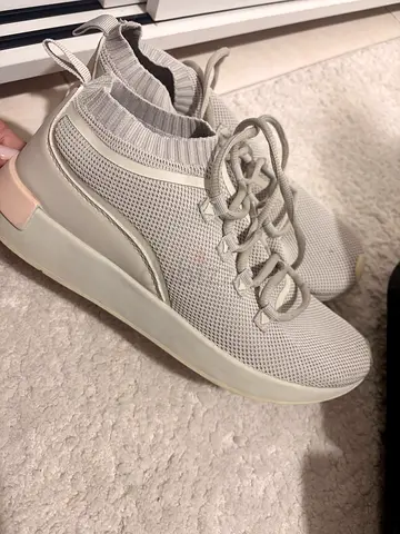 White Bershka sneakers, size 39 - lightly used