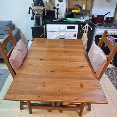 IKEA dining table and with  2 chairs