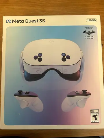 Meta Quest 3s VR headset (128 GB) - Including: Batman Arkham Shadow + meta quest+ - Brand New