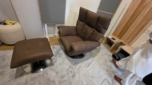 Marina home leather recliner chair