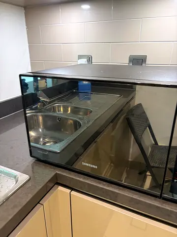 Samsung 40L Grill Microwave Oven (MG402MADXBB) - Mirror Black