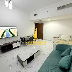 ✨ Luxury apartment for monthly rent, one bedroom and a hall with an open view, fully furnished wit