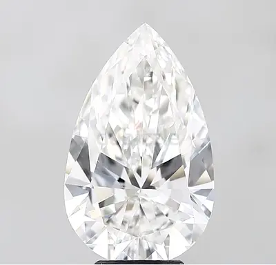 5.30 E VVS2 PEAR SHAPE LAB GROWN DIAMOND FOR SALE