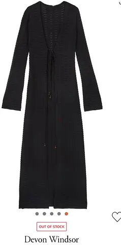 Devon Windsor Liv Maxi Robe (Black)