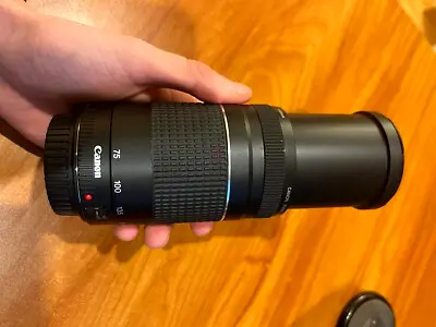 CANON 75mm to 300mm lens