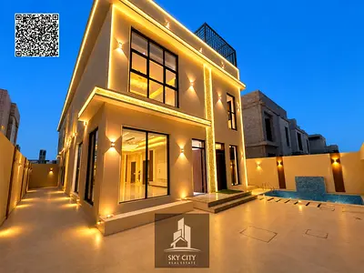 4 غرف طابقين مع رووف مع مسبح شامل رسوم التسجيل