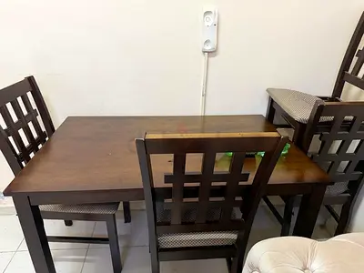 Used dining table and chair