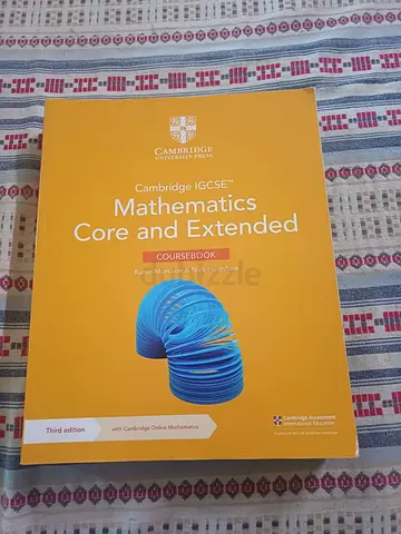 Cambridge IGCSE Mathematics core and extended coursebook and workbook