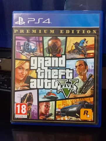 GTA 5 (Grand Theft Auto V) for PS4 - Complete with Map