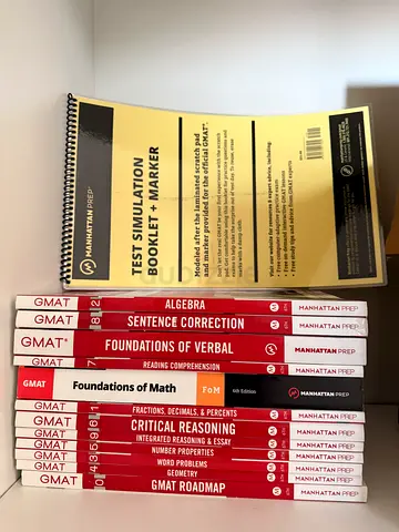 Manhattan Prep GMAT Strategy Guides Set 6th Edition with test scratch pad