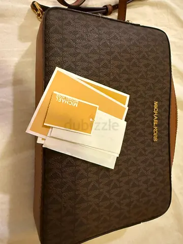 Michael Kors Brown Logo Crossbody Bag - Good Condition