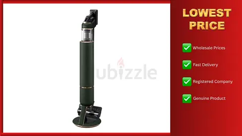 Samsung Vacuum Cleaner Bespoke Jet™ 210 W Vacuum Cleaner with All-in-one Clean Station, Green