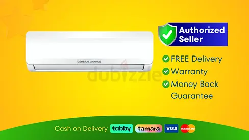 AC 1 Ton Rotary Split Air Conditioner General Avanos | Brand New | 12 Month Warranty | FREE  Delive