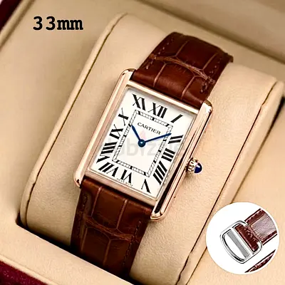 Cartier tank 33mm womens watch