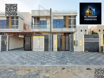 Villa for sale in Al Rawdah, two floors, roof, and external annex. Freehold ownership. Price includes air conditioning and is negotiable.