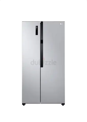 LG Silver Double Door Refrigerator with Digital Display