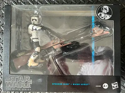 Hasbro Star Wars Black Series Speeder and Biker Scout