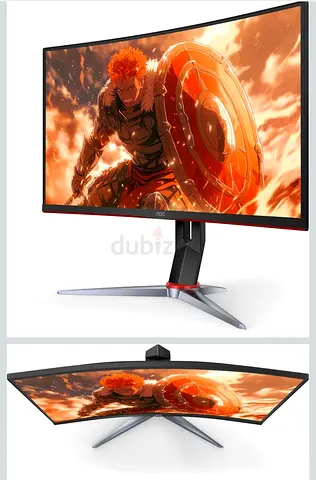AOC Curved 27 Gaming Monitor - 240Hz, 0,5ms (Good Condition)