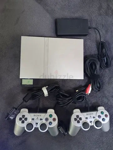 Playstation 2 slim with 2 controller