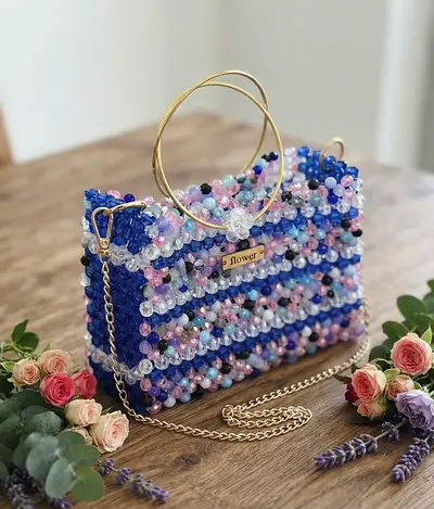 Luxurious  Handmade crystal bag