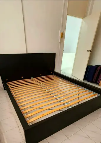Ikea Malm bed with mattress king size