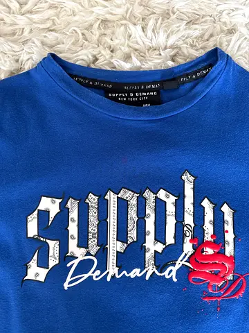 Boys Supply  Demand Graphic T-Shirt – Size 10–12