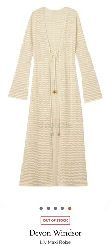 Devon Windsor Liv Maxi Robe (Cream)