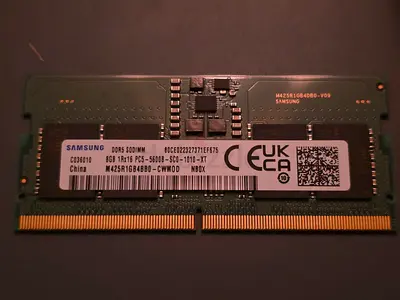 x2 Samsung 8GB DDR5 4800Mhz Laptop RAM