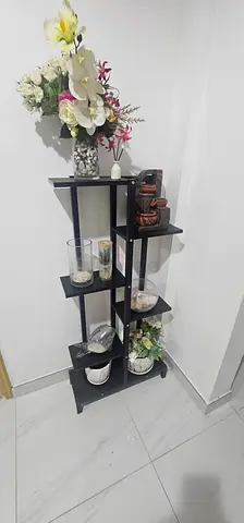 Black Multi-Tier Display Shelf light used