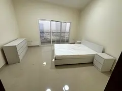 Master bedroom with balcony