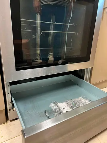 Hoover - Built-in stainless steel electric oven with storage drawer