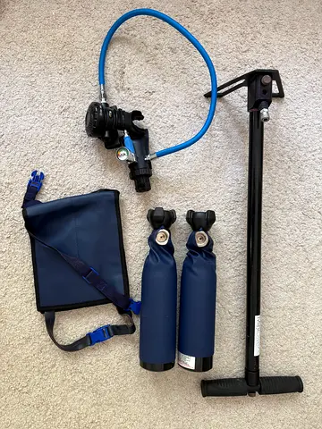 Classifieds: Mini Scuba Diving Oxygen Tank Set with High Pressure Pump ...