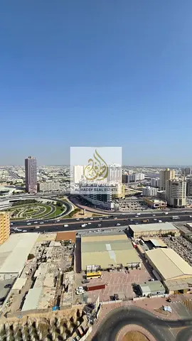 Al-Rashidiyah Pearl Towers 1, Ajman: 2 bedrooms, living room, 2 bathrooms, 2 balconies.