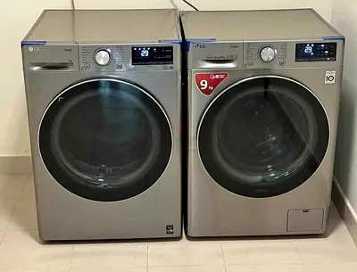 Lg 10kg washer and 9kg dryer separate set same like new condition perfect working